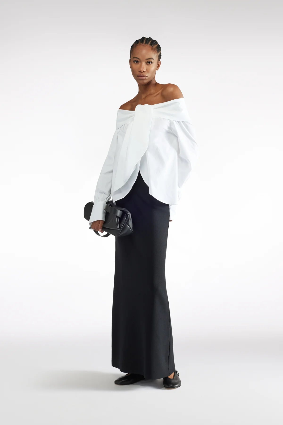 Off Shoulder Blouse - White by Liviana Conti — alternate view