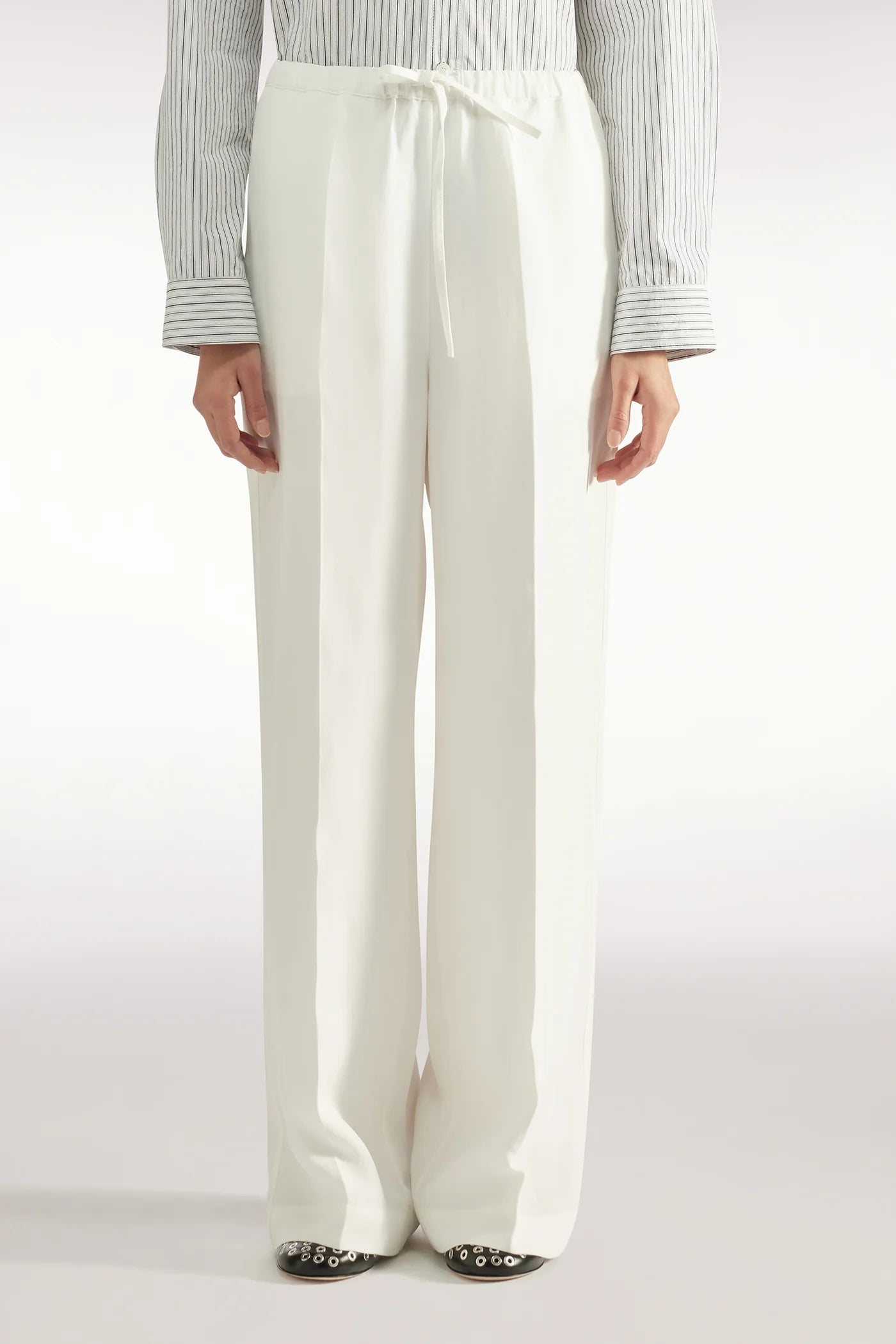 Jasmine Pants - White by Liviana Conti — alternate view