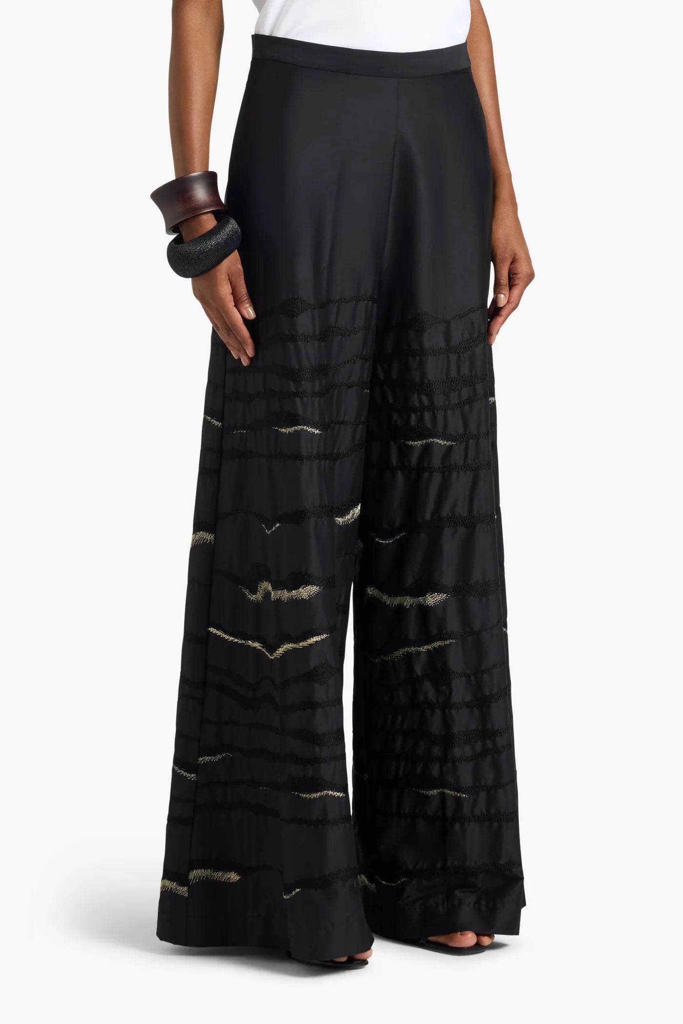 Ilaria Trousers - Black Gold by Liviana Conti — alternate view