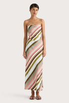 Antibes Strapless Top - Stripe by Faithfull the Brand — view 3