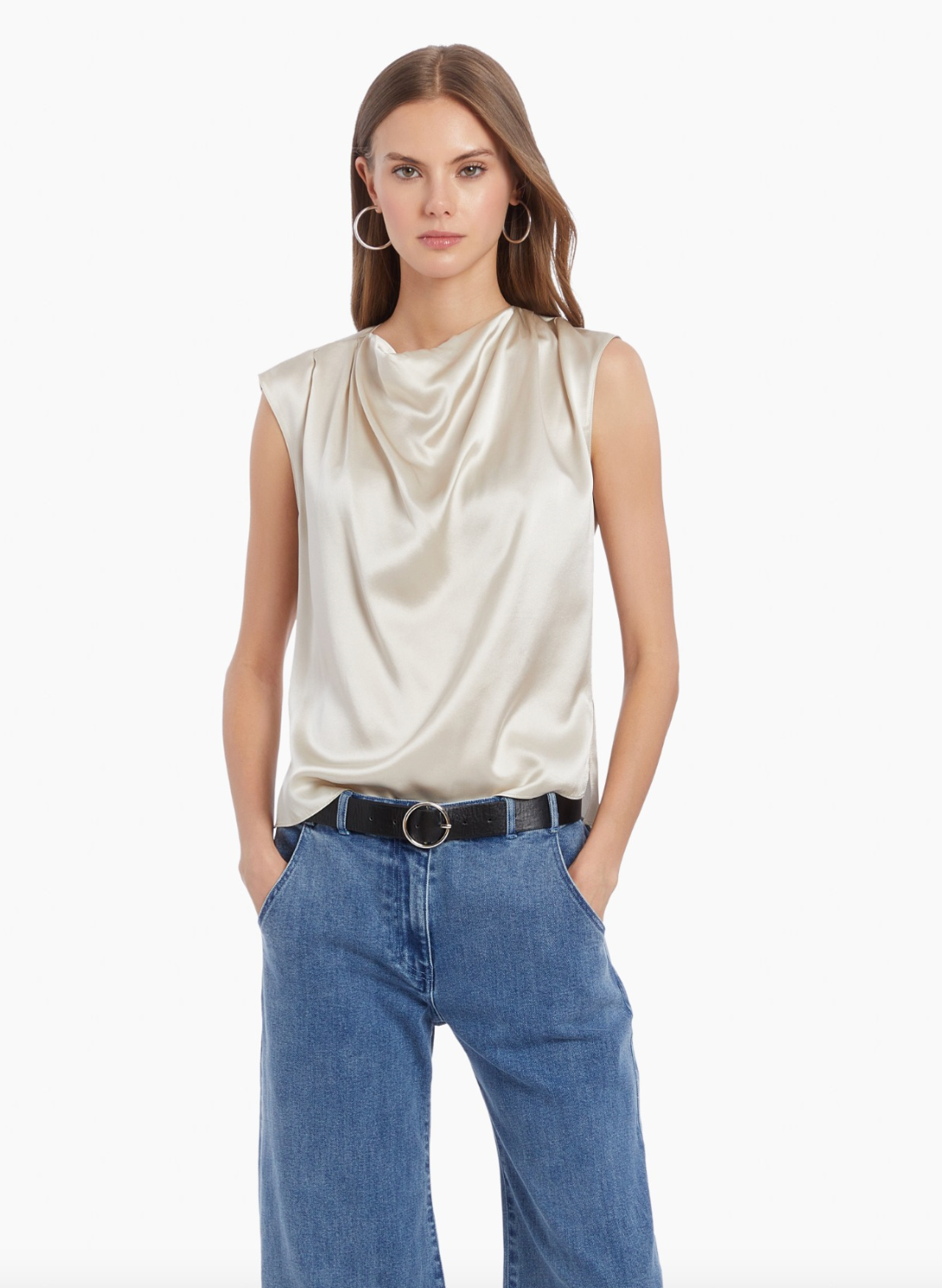 Freya Top - Chalk by Amanda Uprichard | 25 South Boutiques