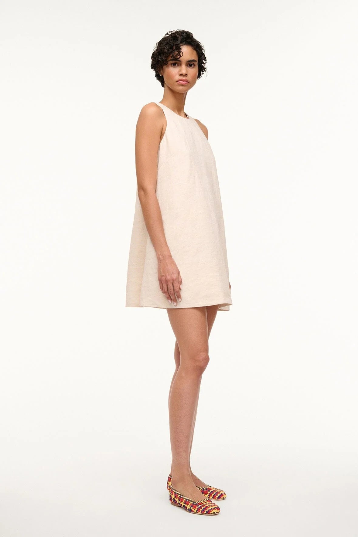 Serafina Dress - Natural by STAUD — alternate view