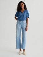 Hattie Crop High-Rise Barrel - Sunrise by Adriano Goldschmied AG | 25 South Boutiques