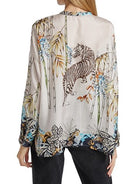 Shining Agatha Button Down - Multi by Johnny Was — alternate view