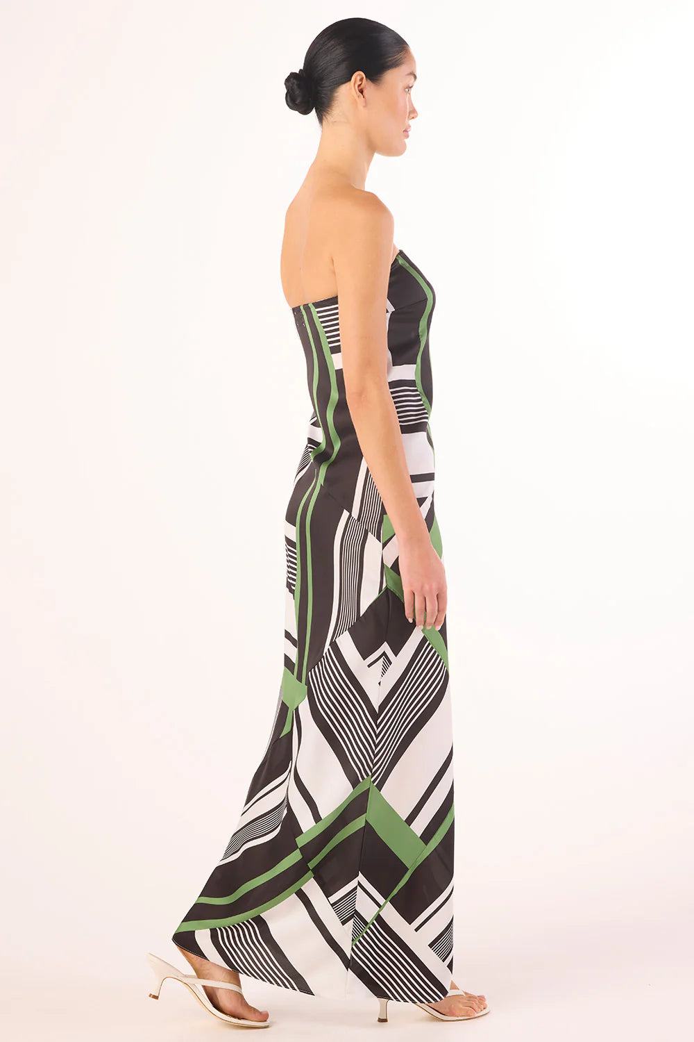 Mona Dress - Stripe Geo by Misa — view 4