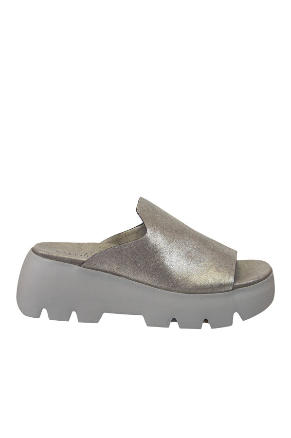 Drift Platform Sandal - Silver by Naked Feet | 25 South Boutiques
