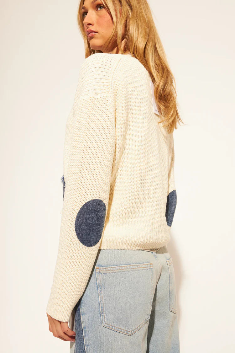 Sinclair Cardigan - Selvedge Denim by John & Jenn — view 5