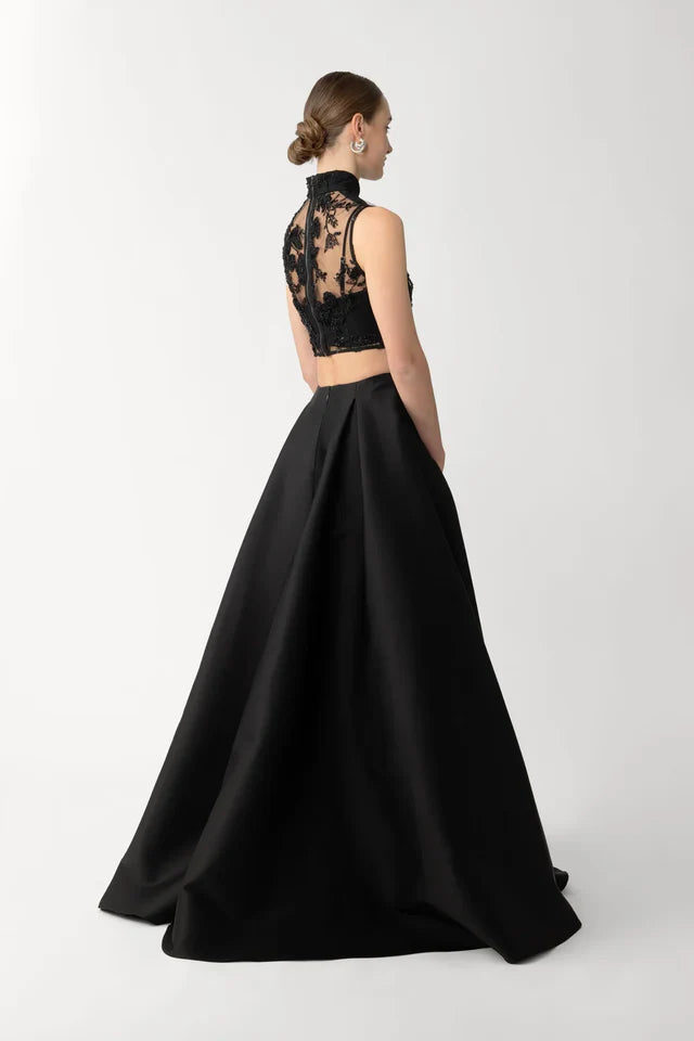 Skye Sheer Top - Black by Sau Lee — view 4