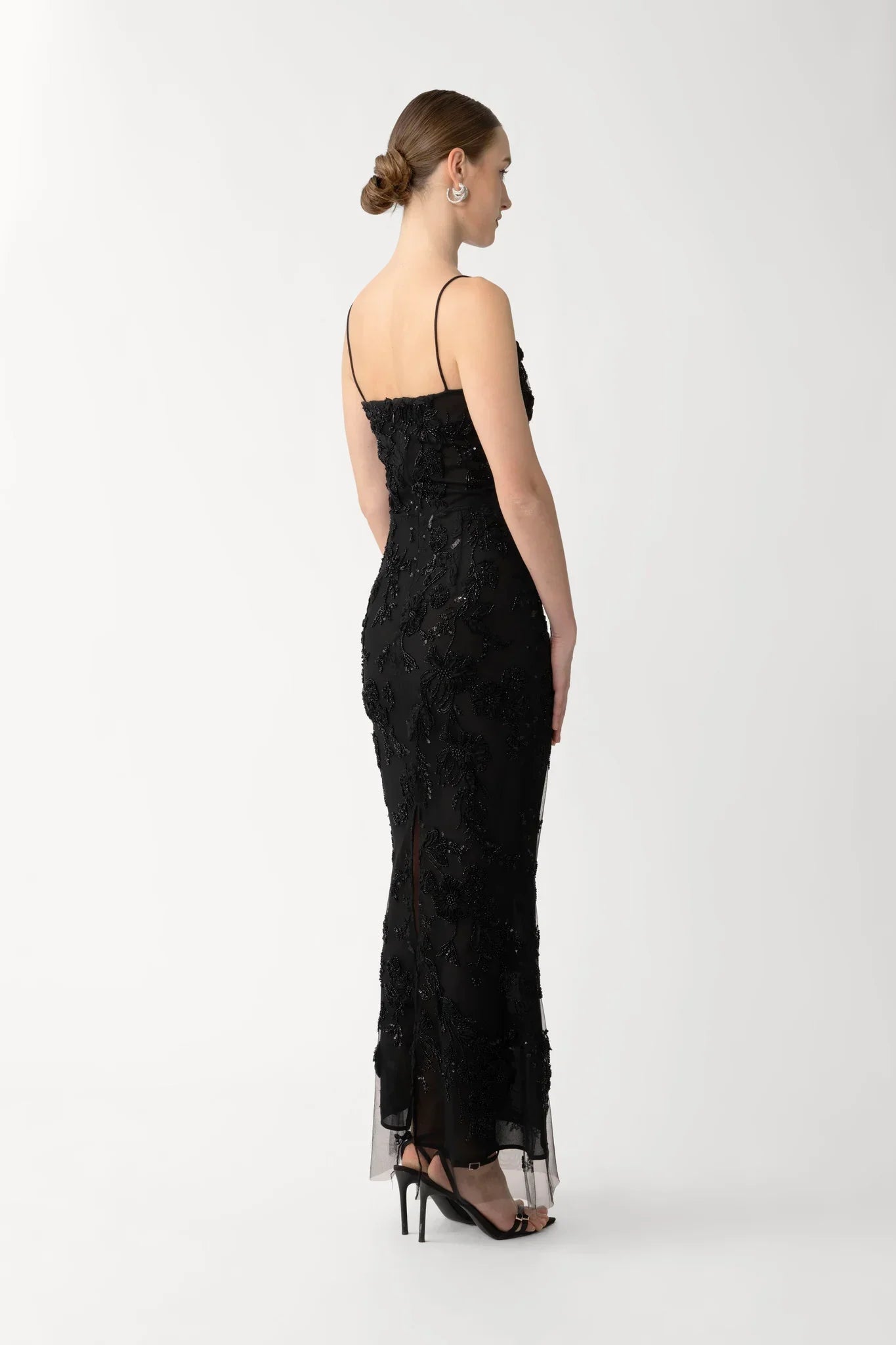 Sammie Embellished Dress - Black by Sau Lee — view 4