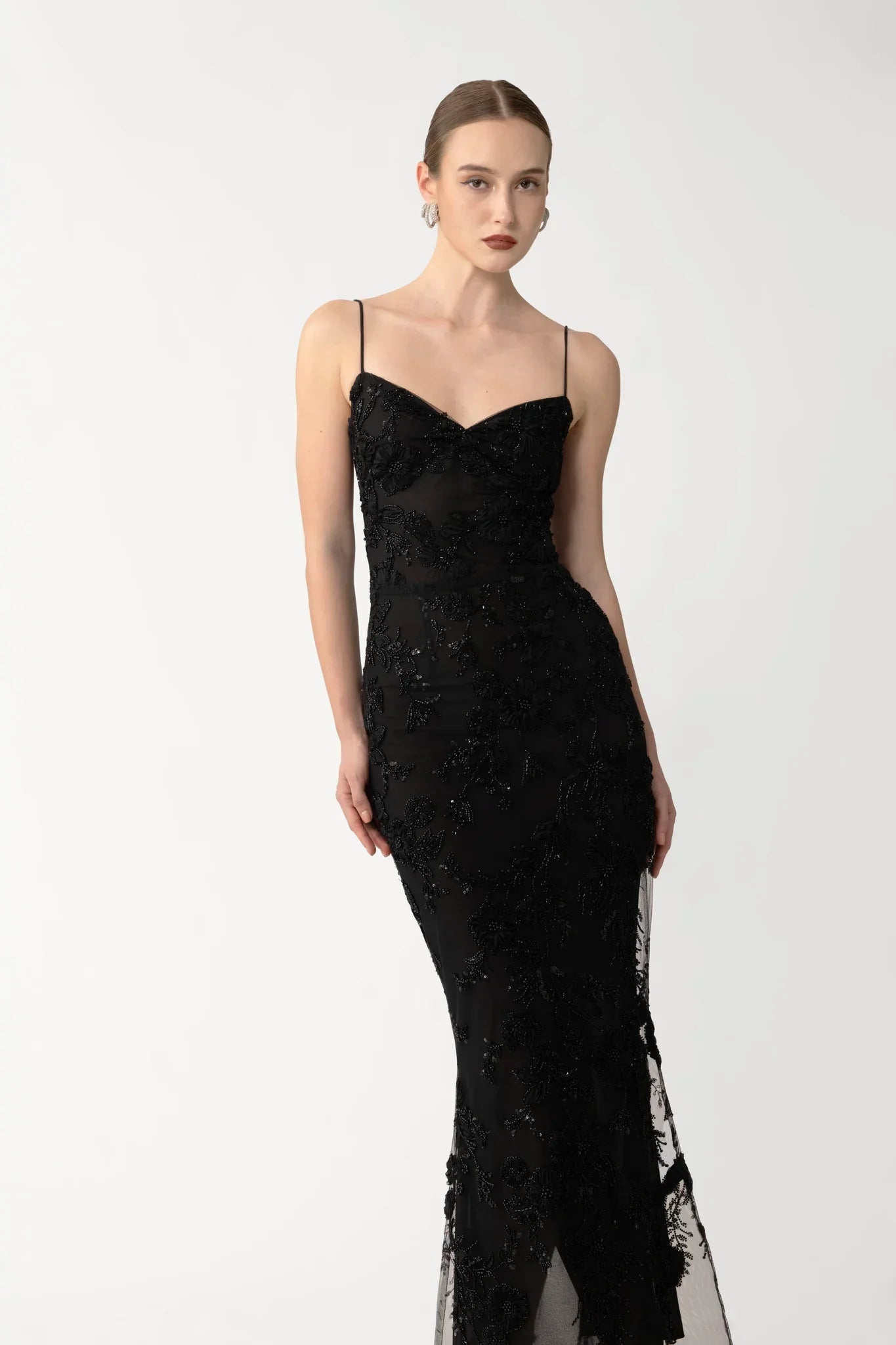 Sammie Embellished Dress - Black by Sau Lee — alternate view