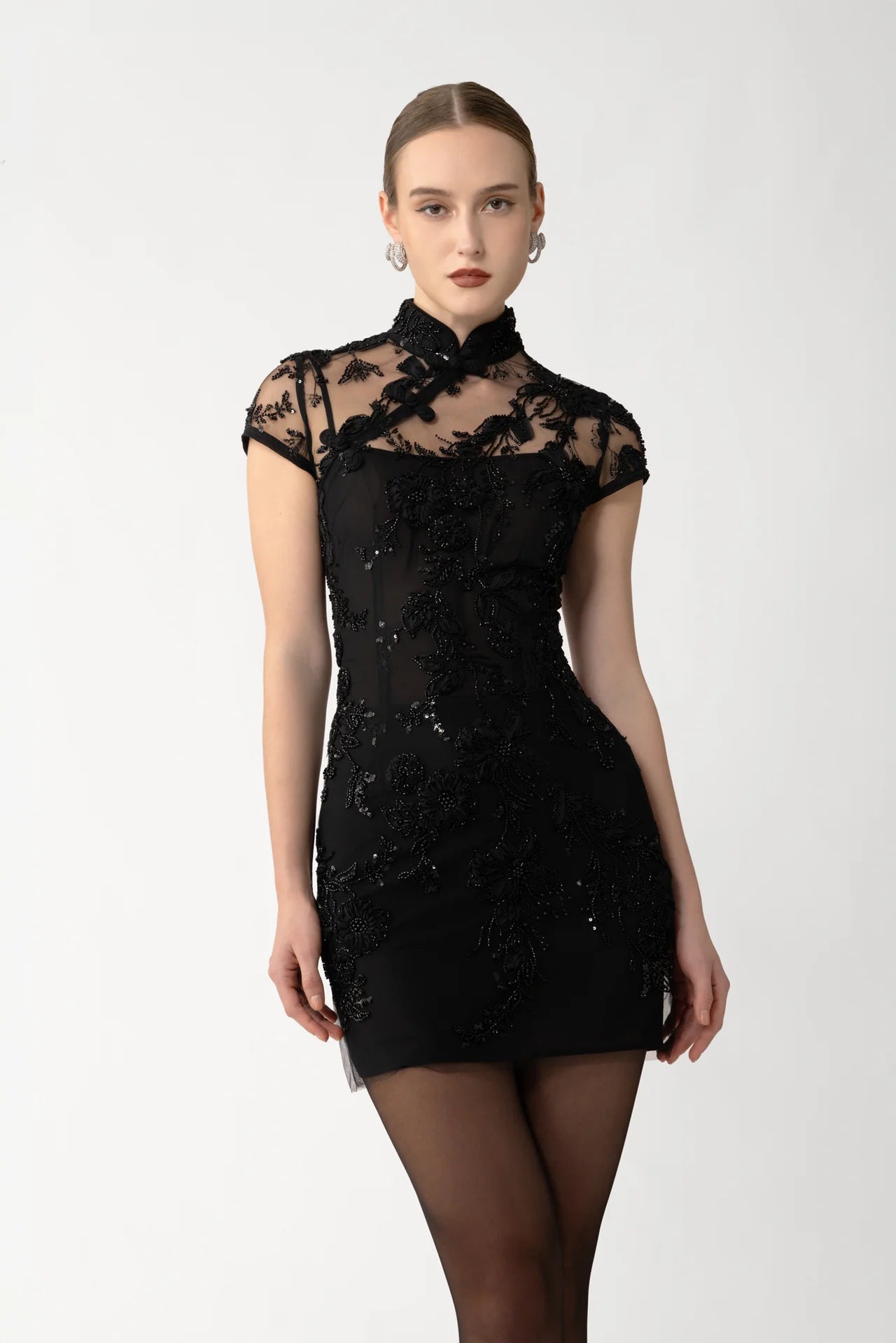 Charlie Mini Dress - Black by Sau Lee — alternate view