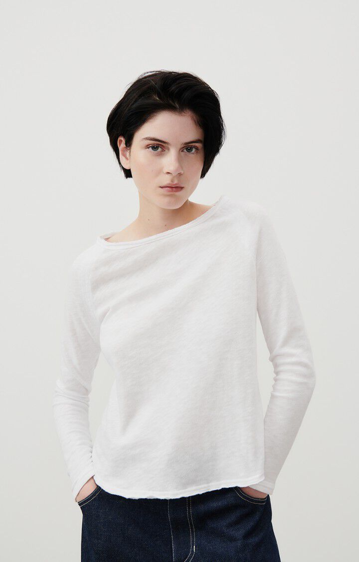 Sonoma Long Sleeve T-Shirt - White by American Vintage | 25 South Boutiques
