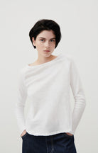 Sonoma Long Sleeve T-Shirt - White by American Vintage | 25 South Boutiques