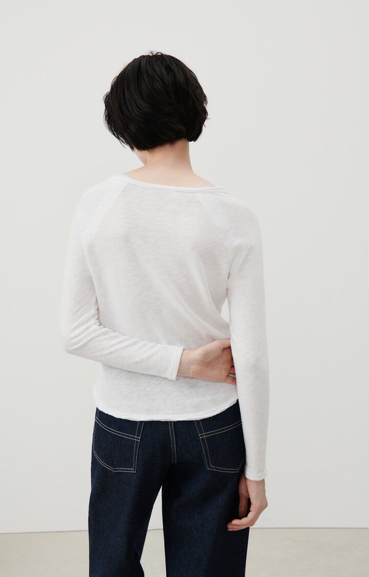 Sonoma Long Sleeve T-Shirt - White by American Vintage — alternate view