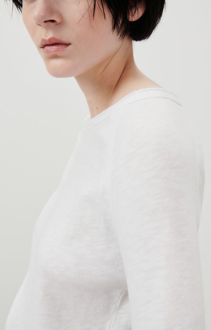 Sonoma Long Sleeve T-Shirt - White by American Vintage — view 3