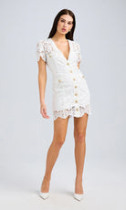 Anne Lace Dress - White by Generation Love | 25 South Boutiques