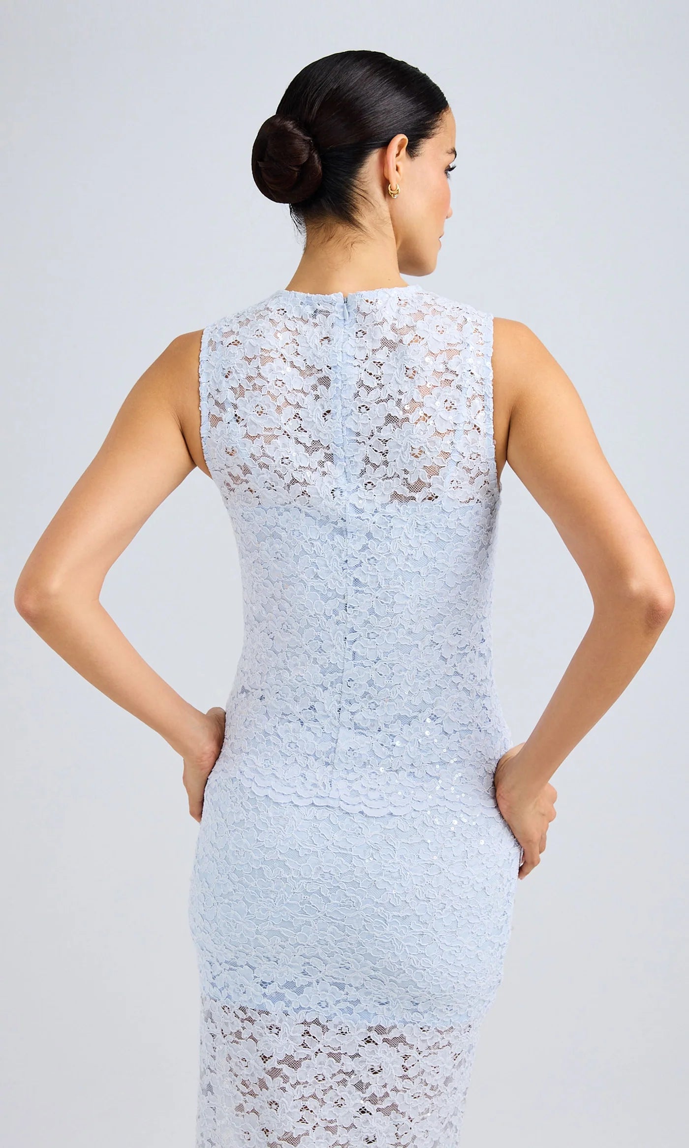 Henrietta Sequin Lace Top - Opal by Generation Love — view 3