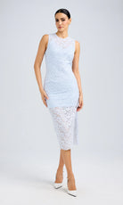 Henrietta Sequin Lace Top - Opal by Generation Love — view 4