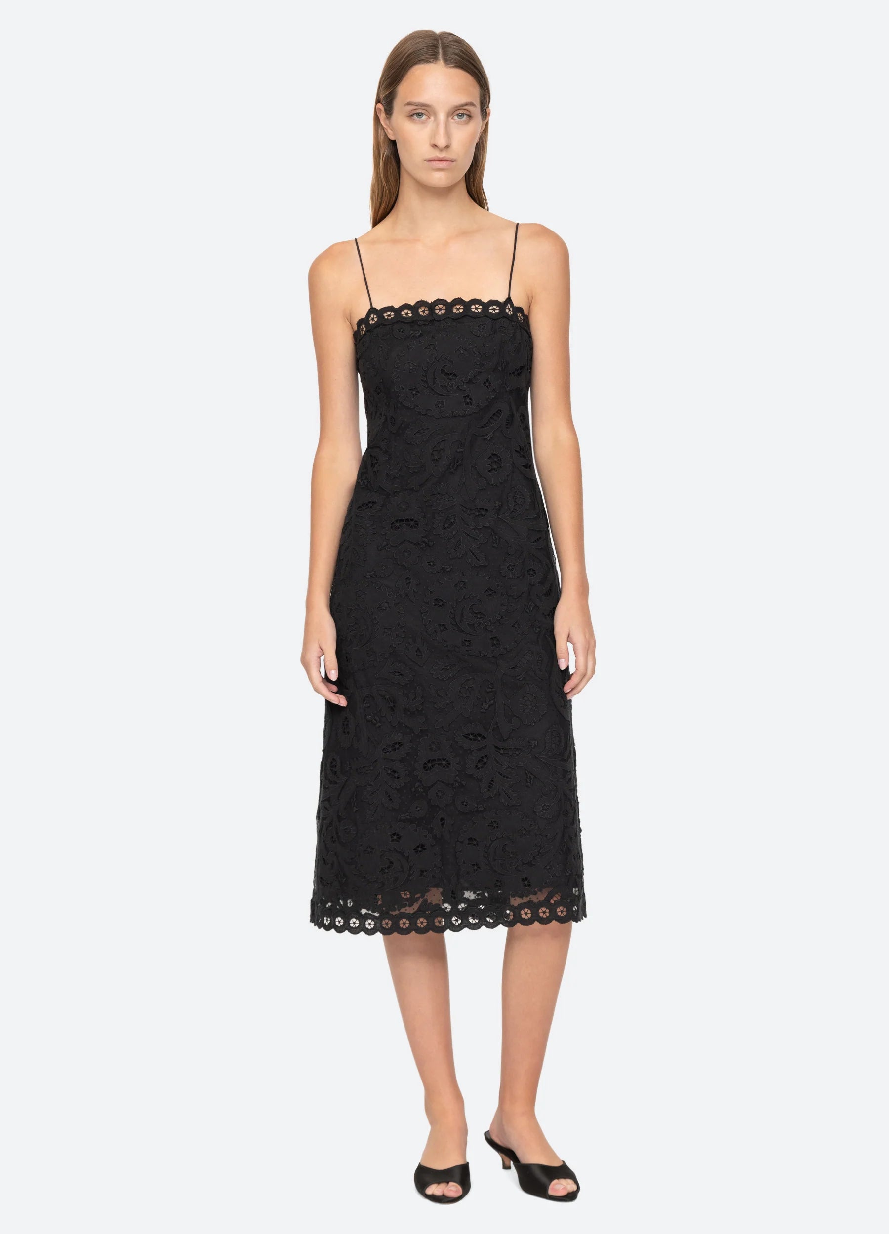Lovina Slip Dress - Black by Sea NY | 25 South Boutiques