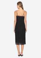 Lovina Slip Dress - Black by Sea NY — view 4