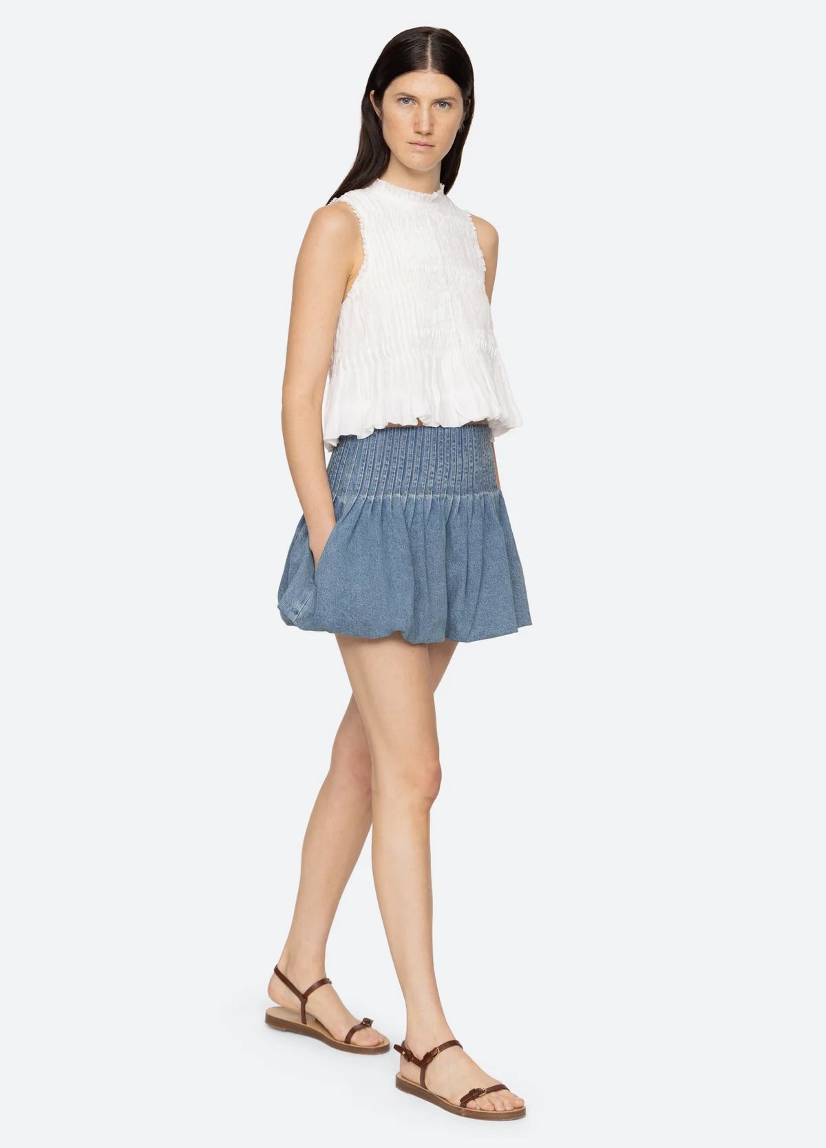 Oli Skirt - Blue by Sea NY | 25 South Boutiques