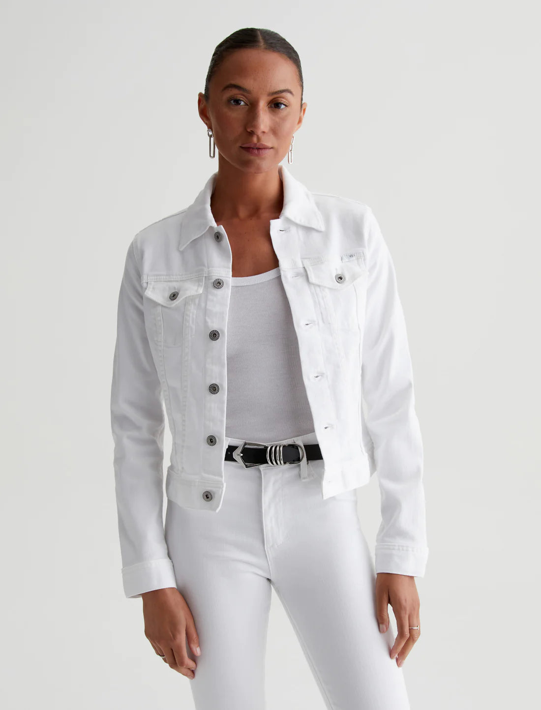 The Robyn Jacket - White by Adriano Goldschmied AG | 25 South Boutiques