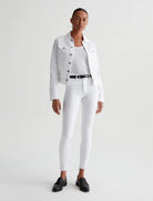 The Robyn Jacket - White by Adriano Goldschmied AG — view 3