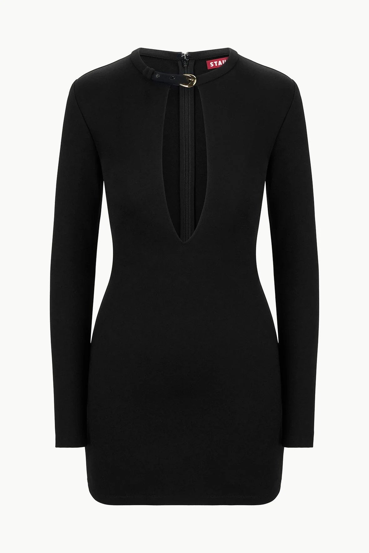 Astor Dress - Black by STAUD — view 5