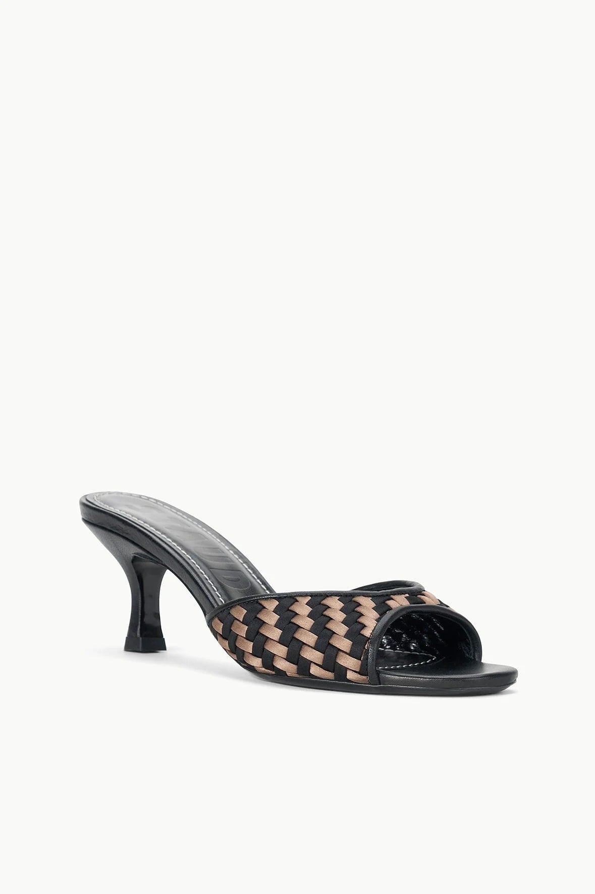 Brigitte Mule - Black Woven by STAUD — alternate view
