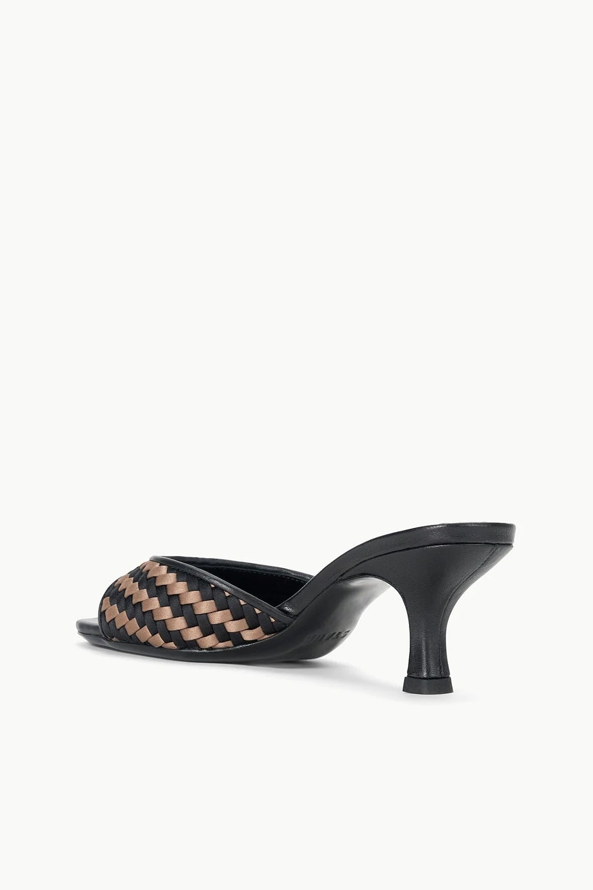 Brigitte Mule - Black Woven by STAUD — view 3