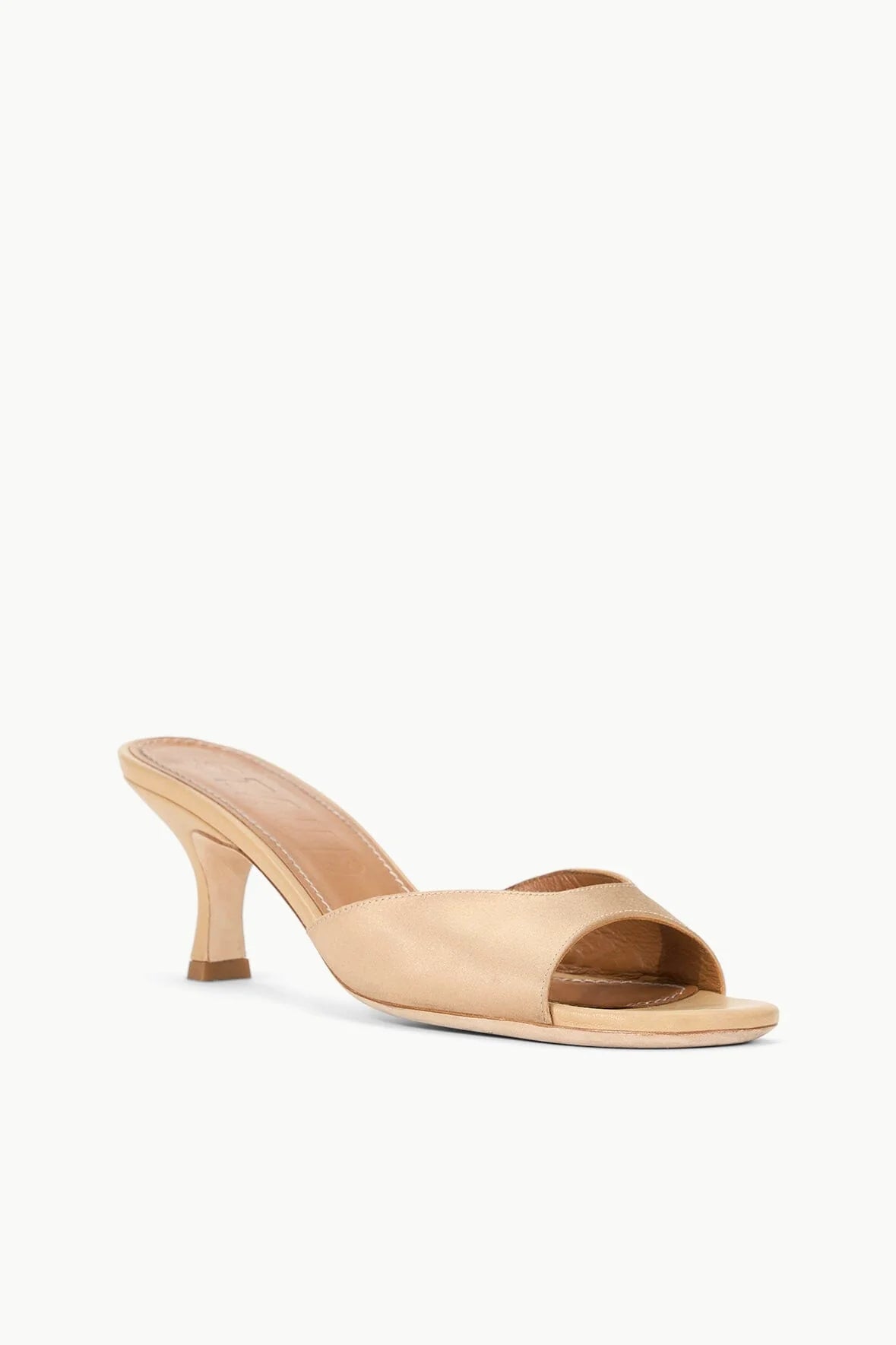 Brigitte Mule - Satin Camel by STAUD — alternate view