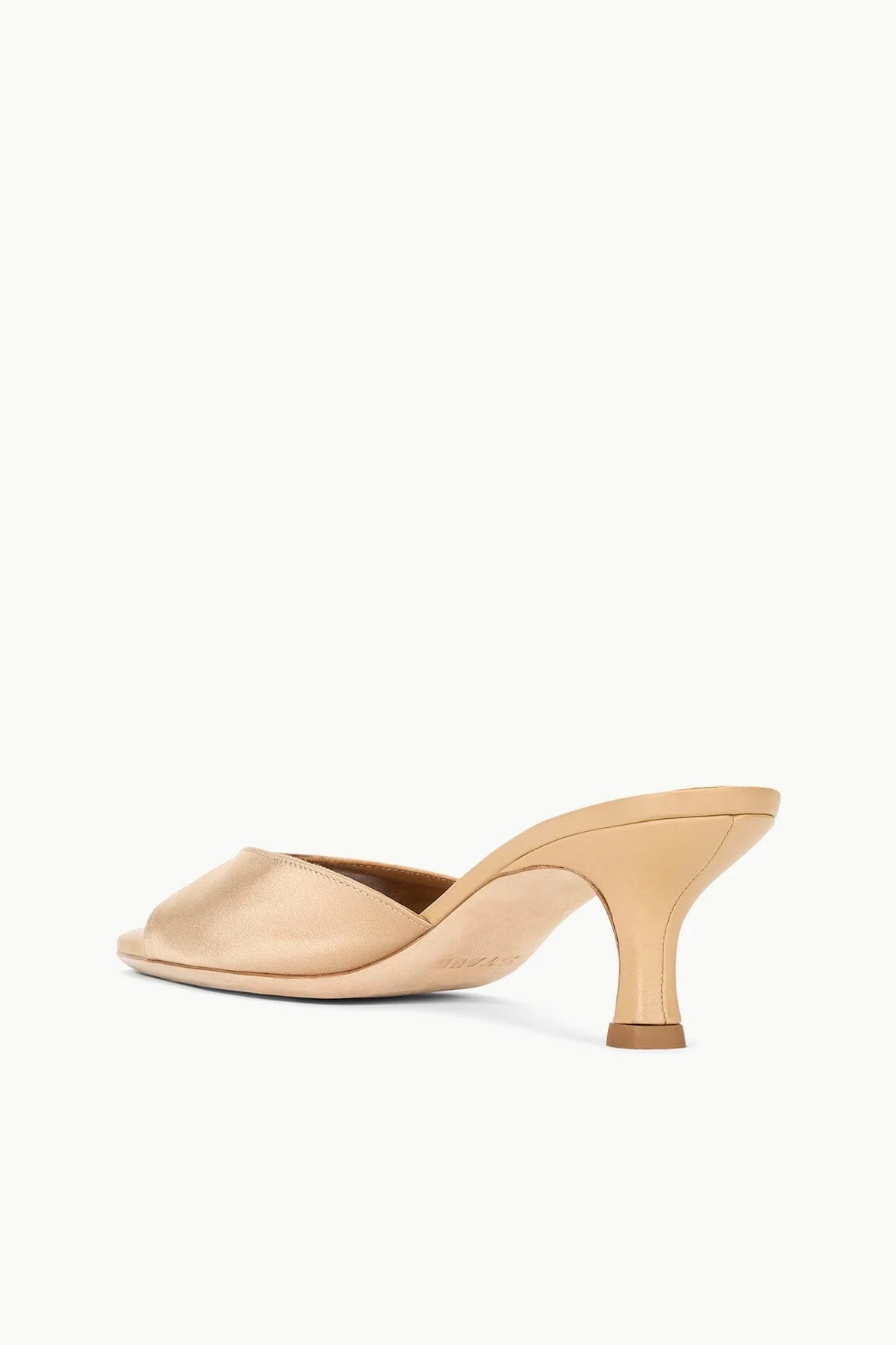 Brigitte Mule - Satin Camel by STAUD — view 3