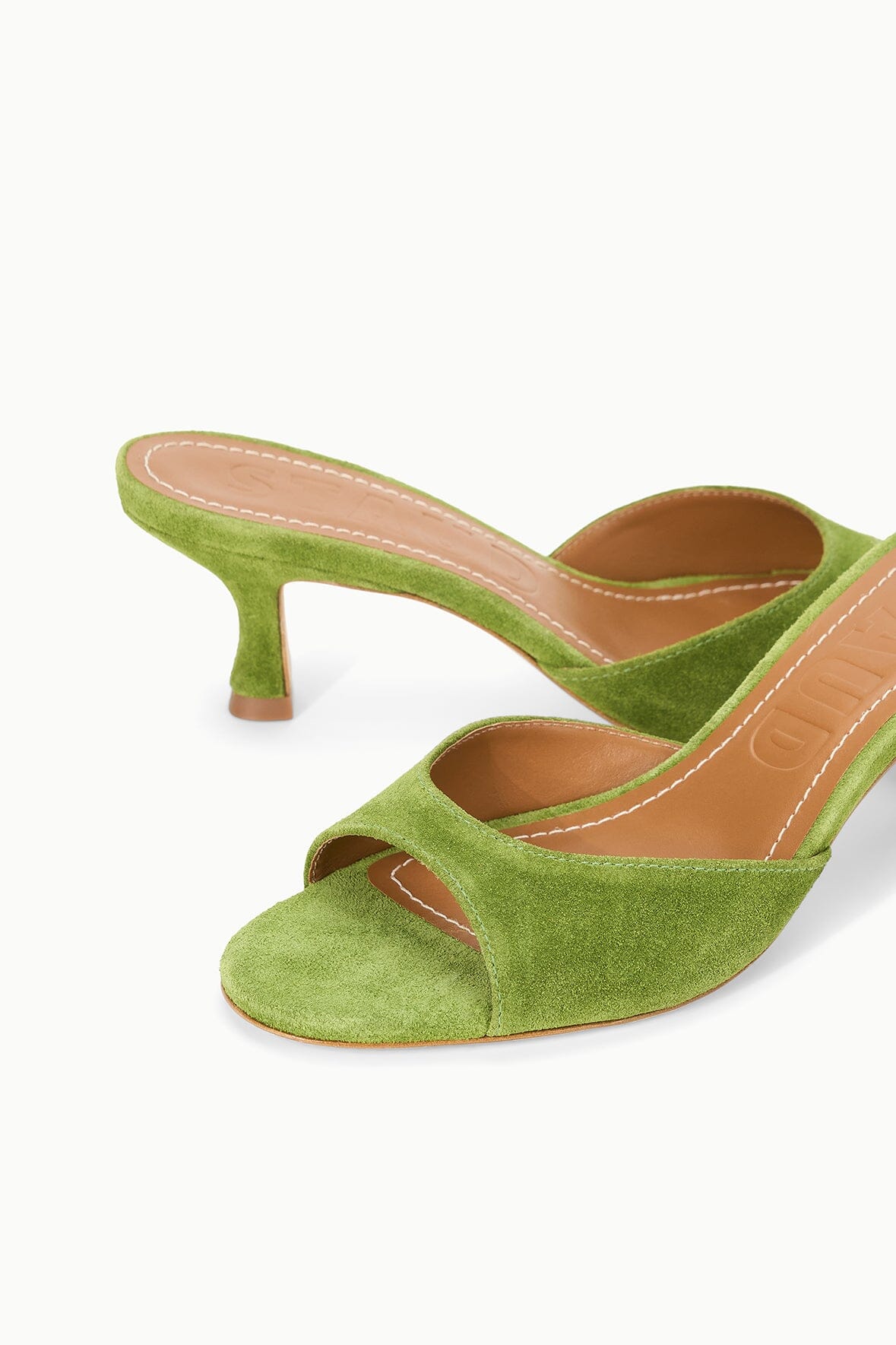 Brigitte Mule - Meadow Suede by STAUD — view 5
