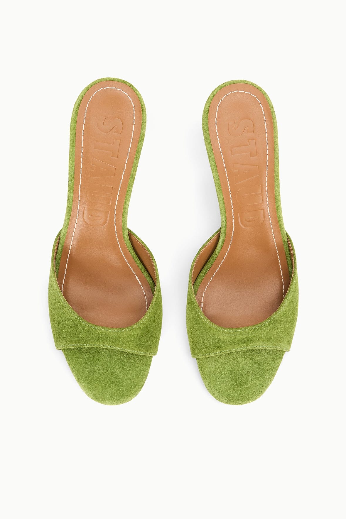 Brigitte Mule - Meadow Suede by STAUD — view 6