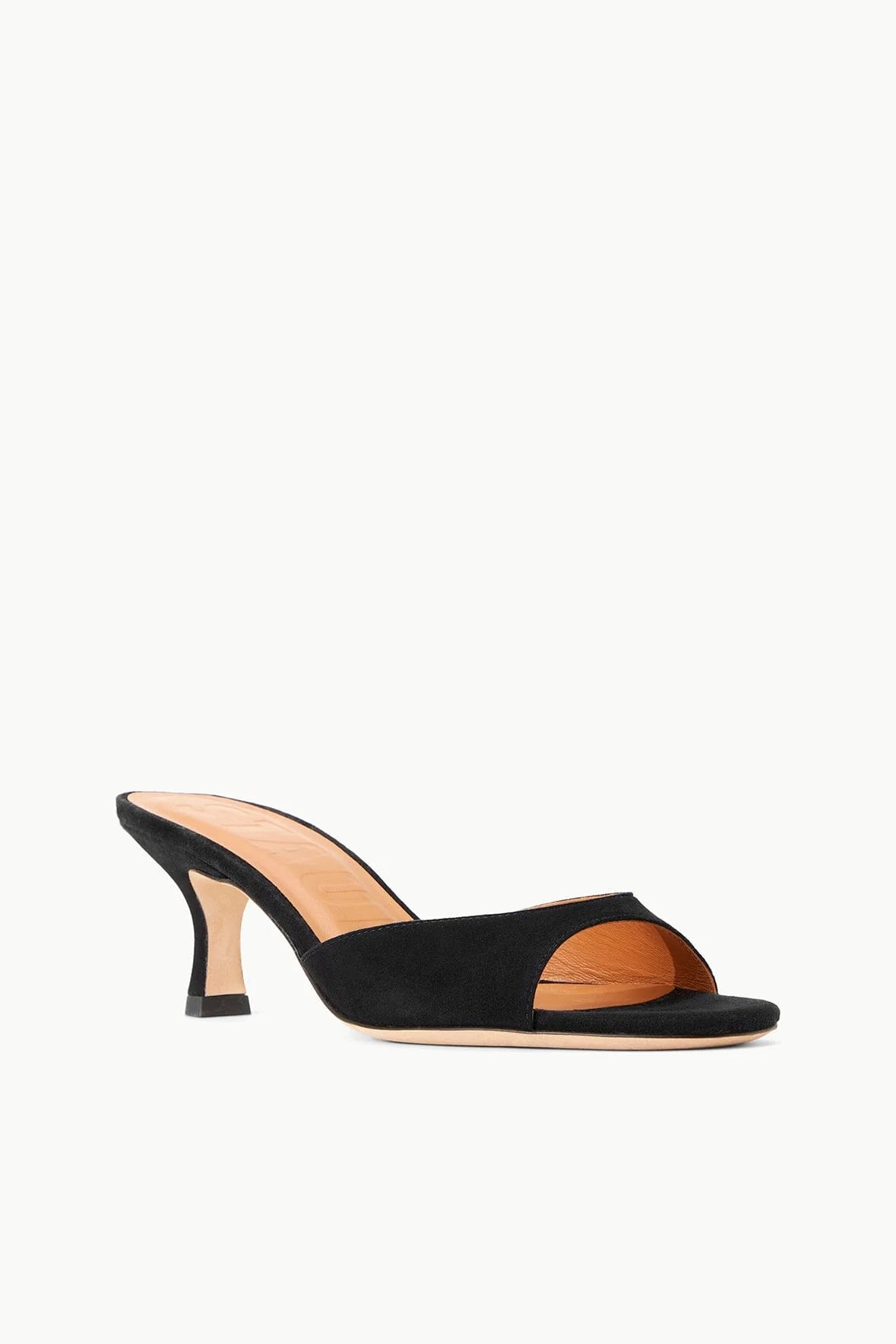 Brigitte Mule - Black Suede by STAUD — view 3
