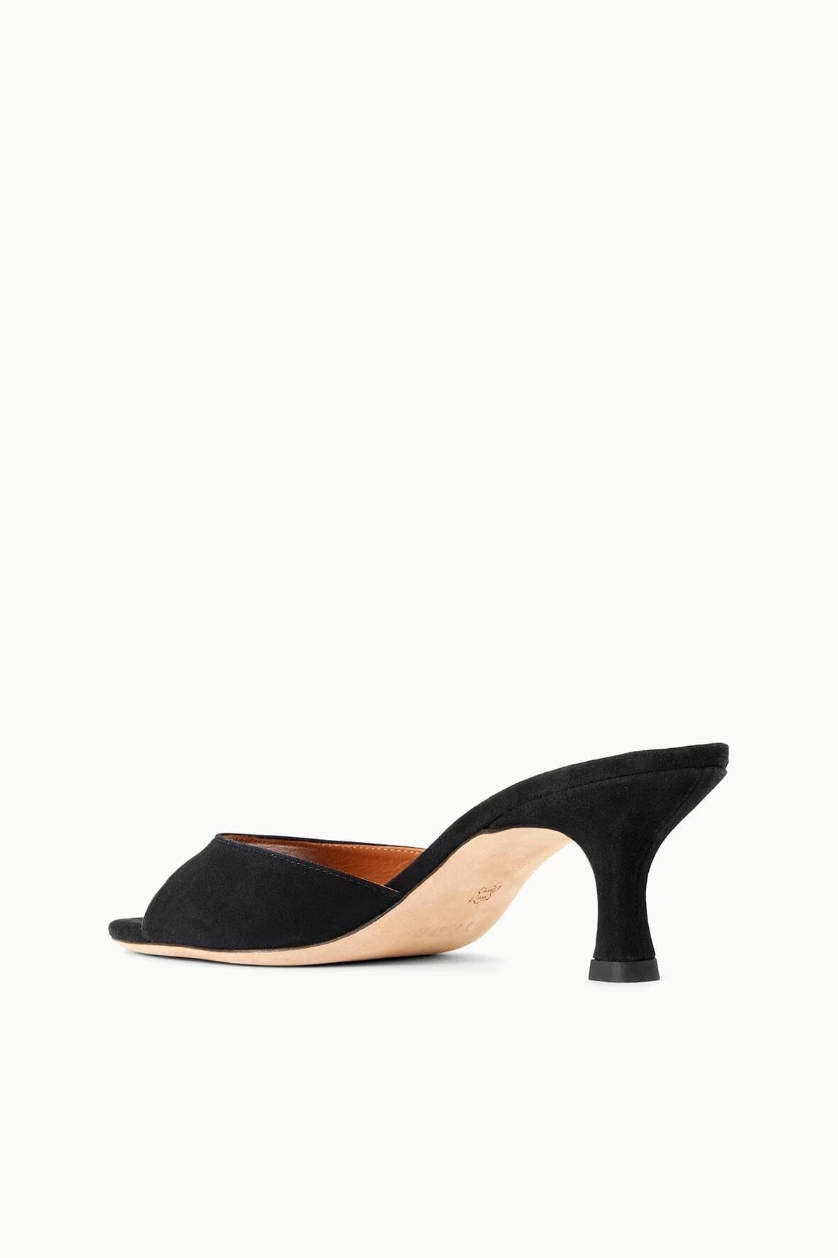 Brigitte Mule - Black Suede by STAUD — view 4