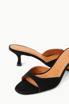 Brigitte Mule - Black Suede by STAUD — view 5
