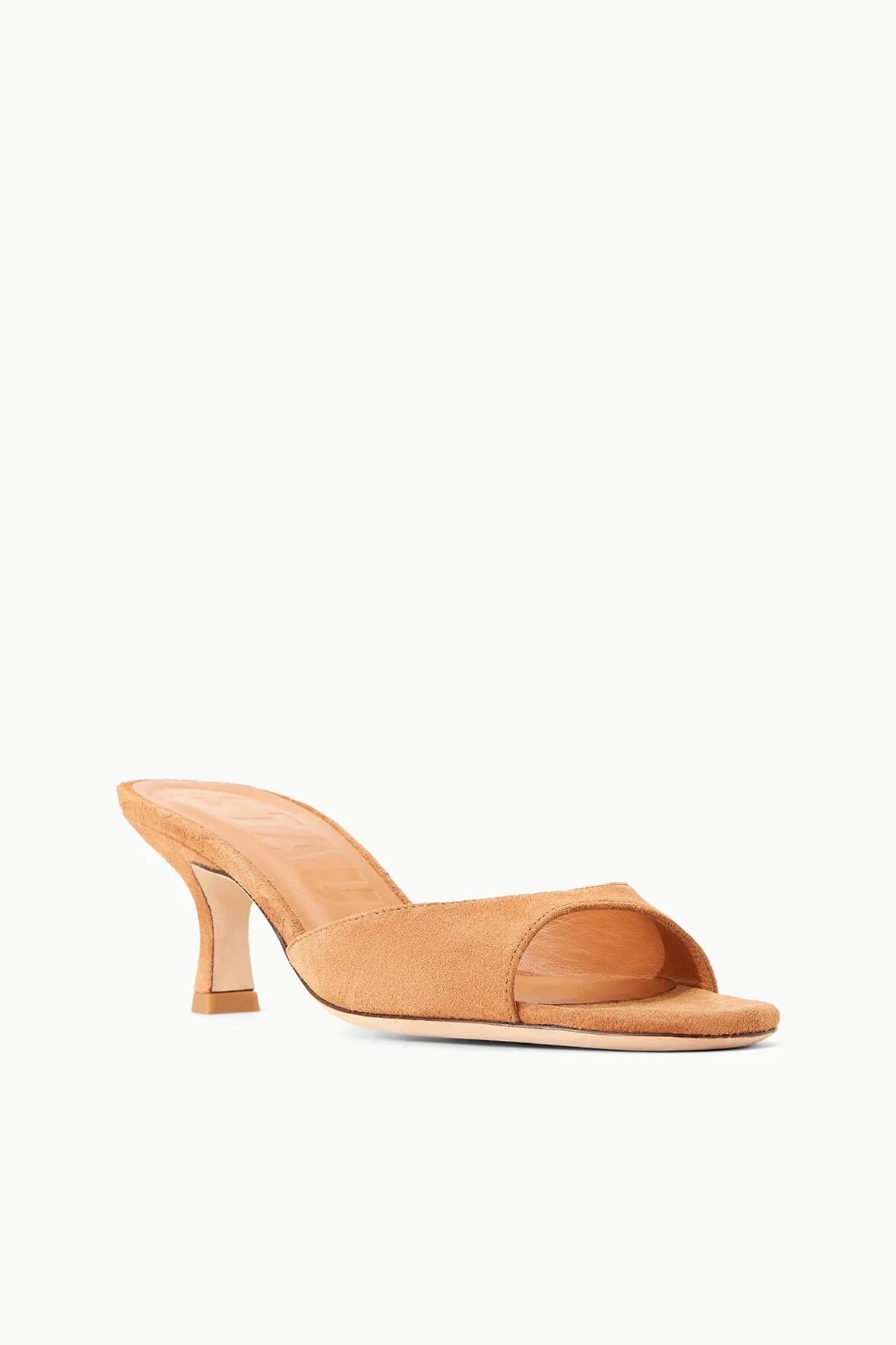 Brigitte Mule - Tan Suede by STAUD — view 3