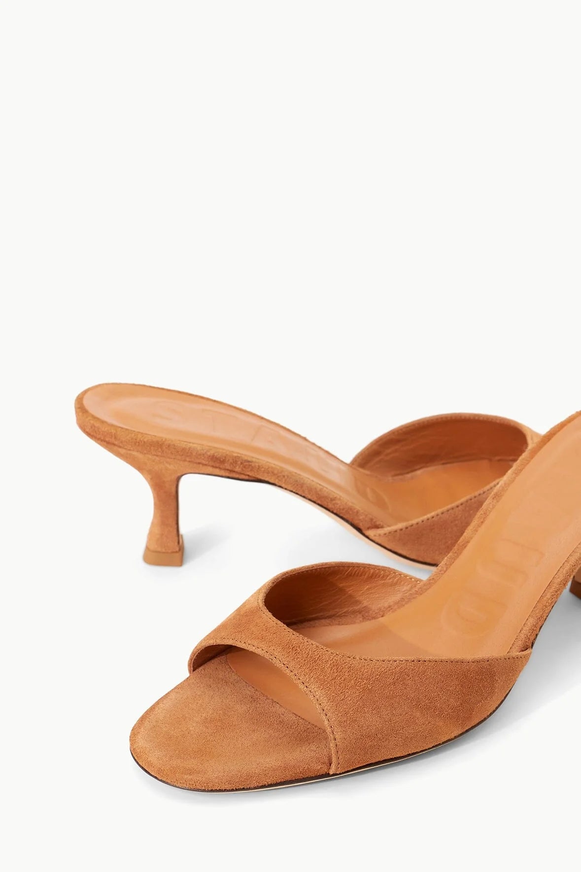 Brigitte Mule - Tan Suede by STAUD — view 5