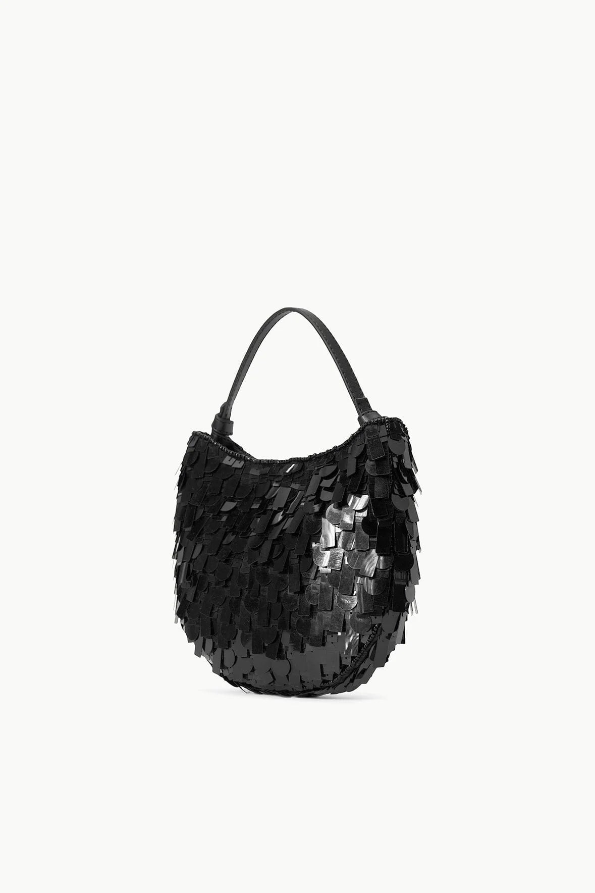 Crescent Mini Bag - Black by STAUD — view 3