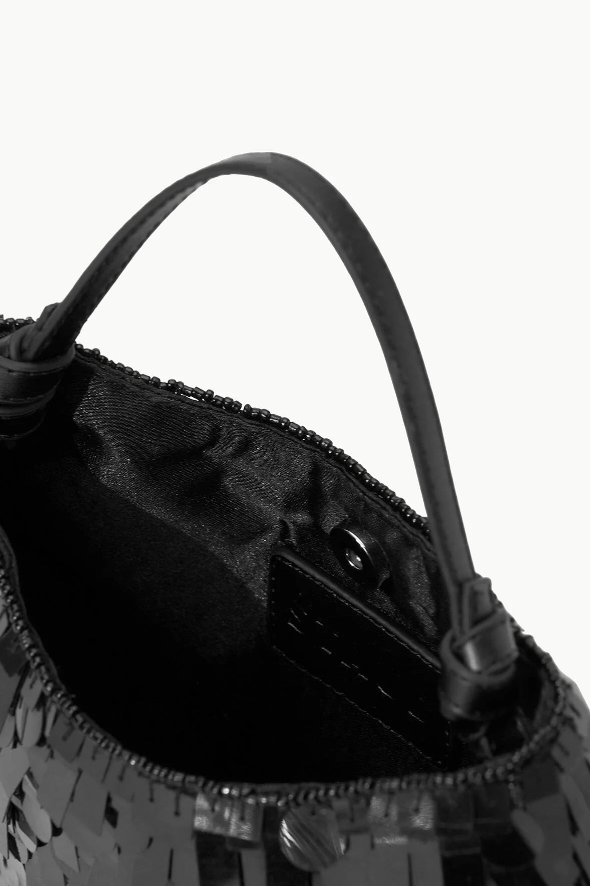 Crescent Mini Bag - Black by STAUD — view 4