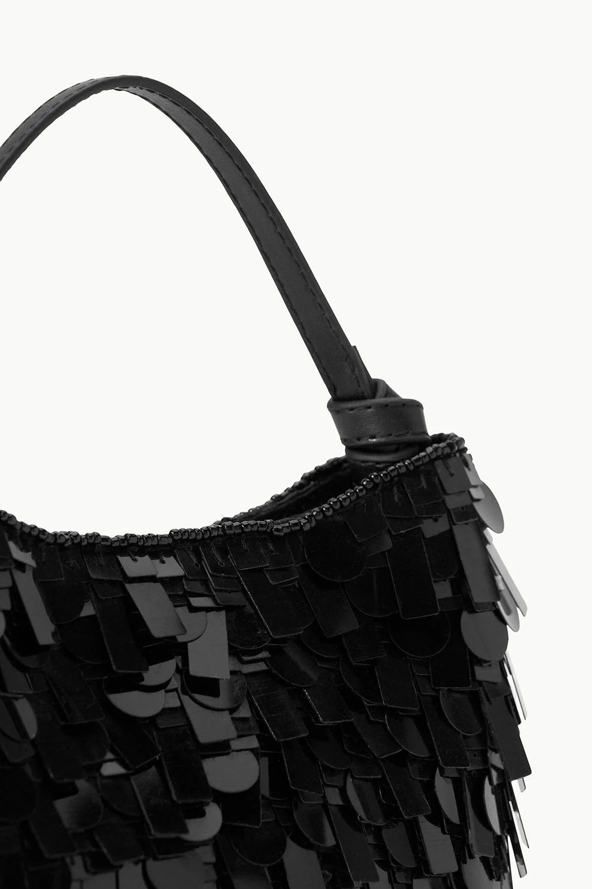 Crescent Mini Bag - Black by STAUD — view 5