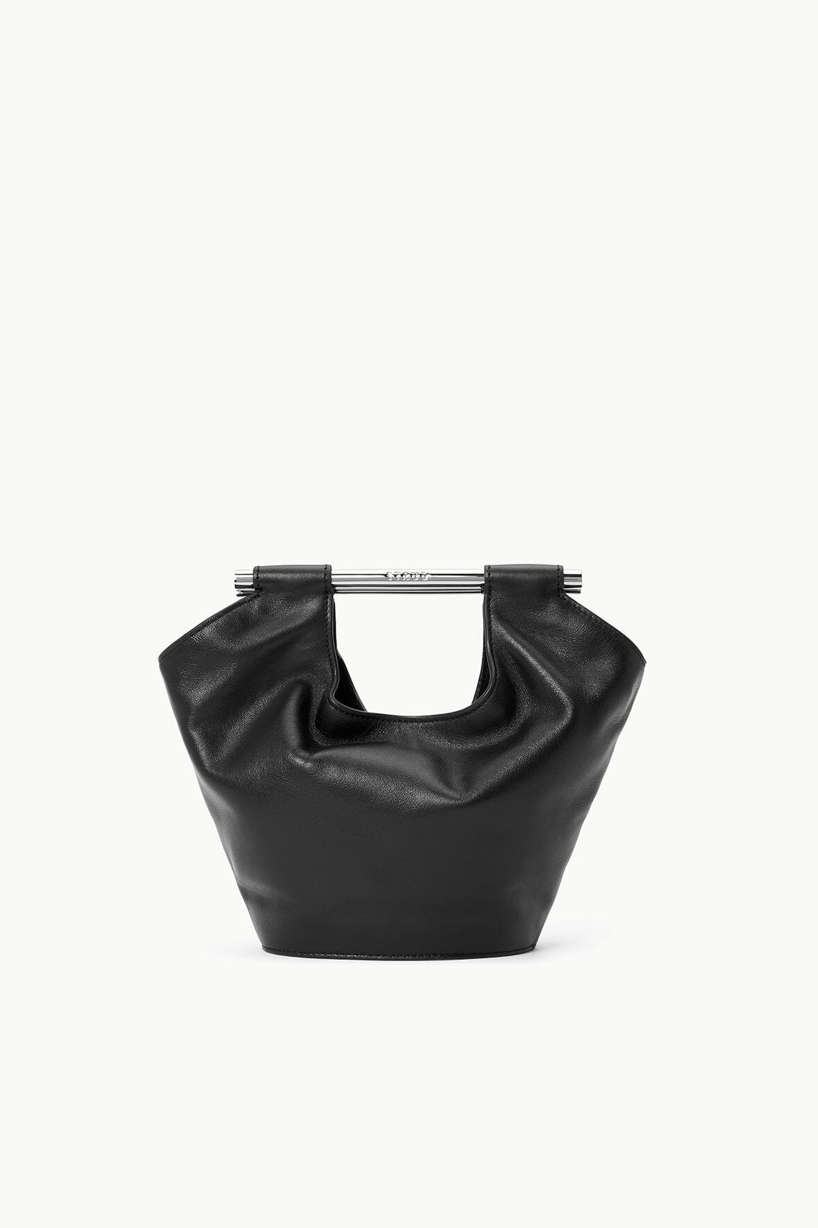 Mar Mini Bucket Bag - Black by STAUD — view 3