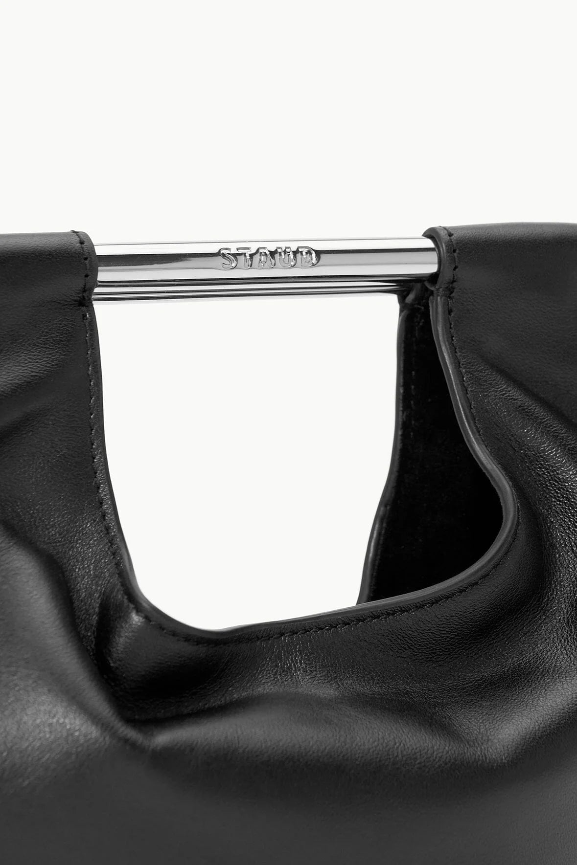 Mar Mini Bucket Bag - Black by STAUD — view 4