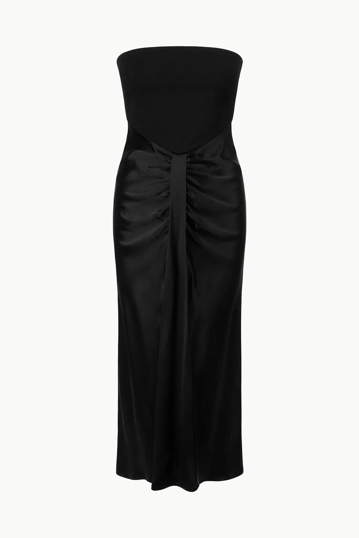 Midi Wayfaring Dress - Black by STAUD — view 5