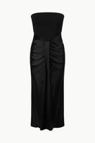 Midi Wayfaring Dress - Black by STAUD — view 5