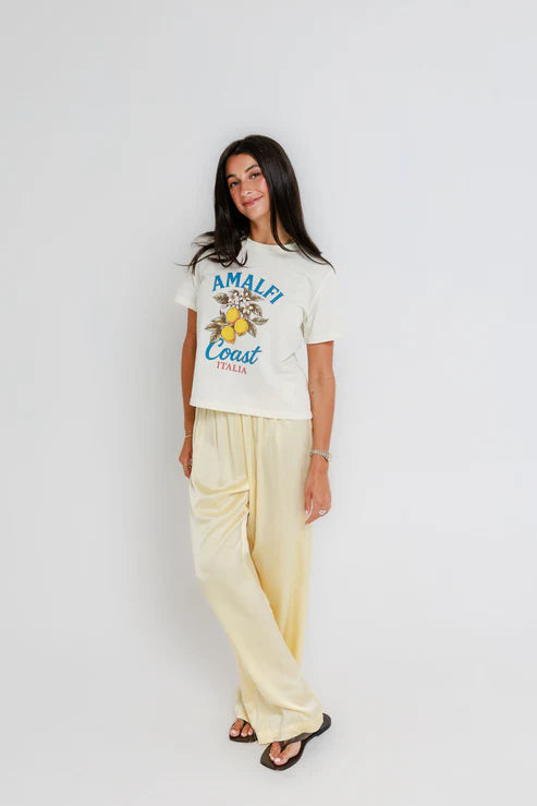 Amalfi Coast Italia Everyday Tee - Off White by Sunny Somewhere — alternate view