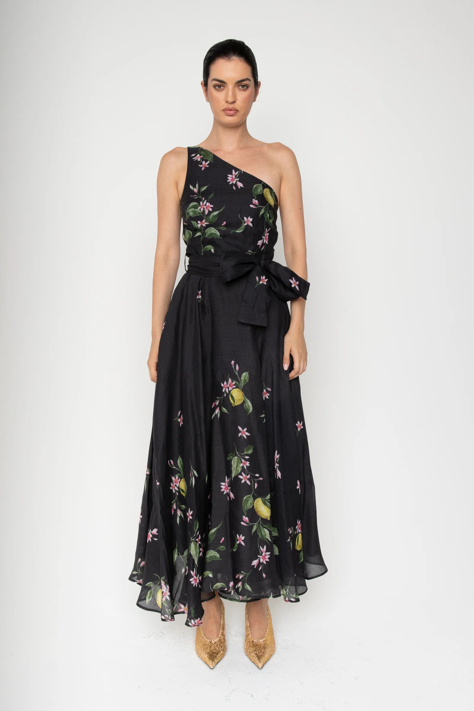 Sterlizia Dress - Black Lemons by Lavi — view 4