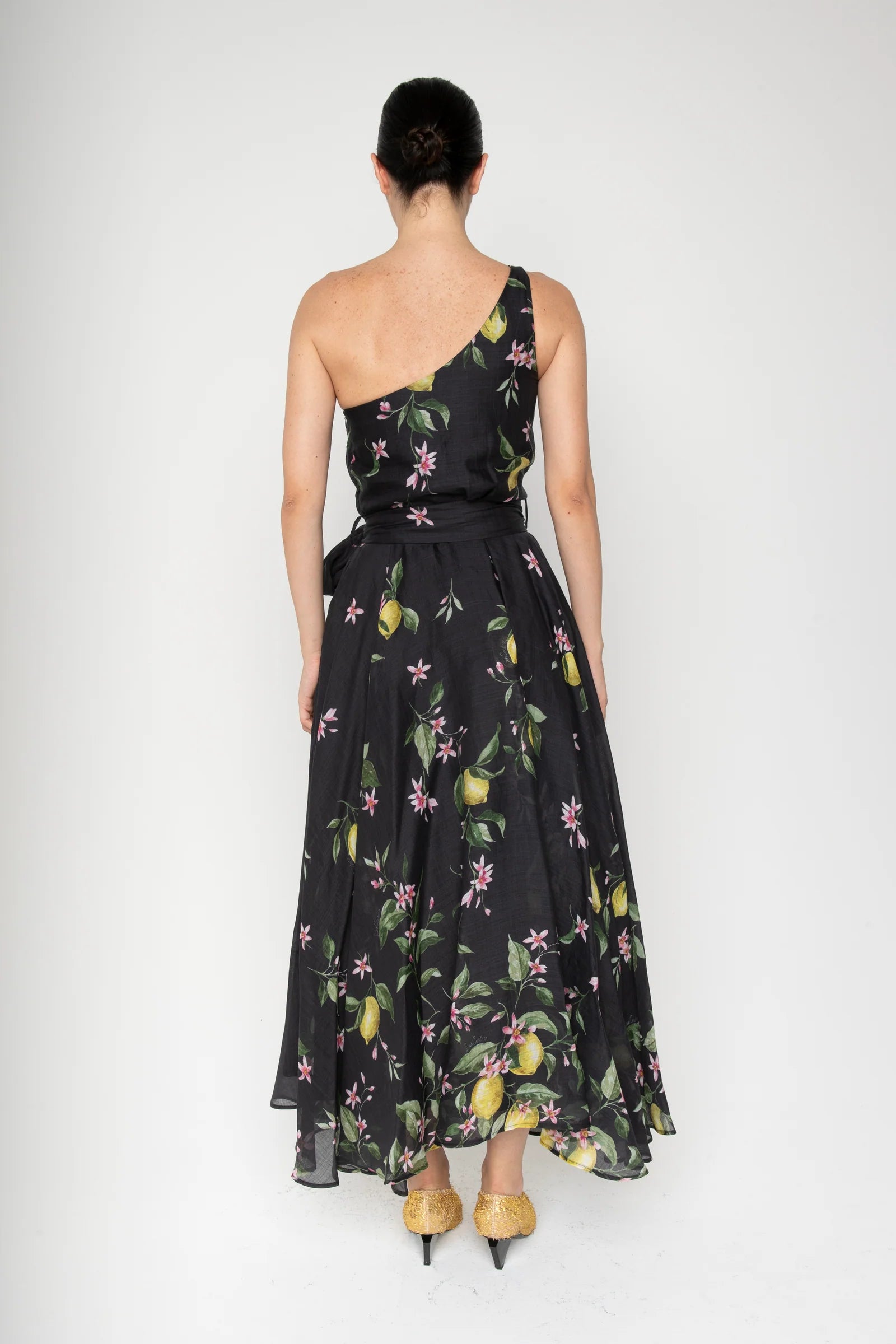 Sterlizia Dress - Black Lemons by Lavi — view 3