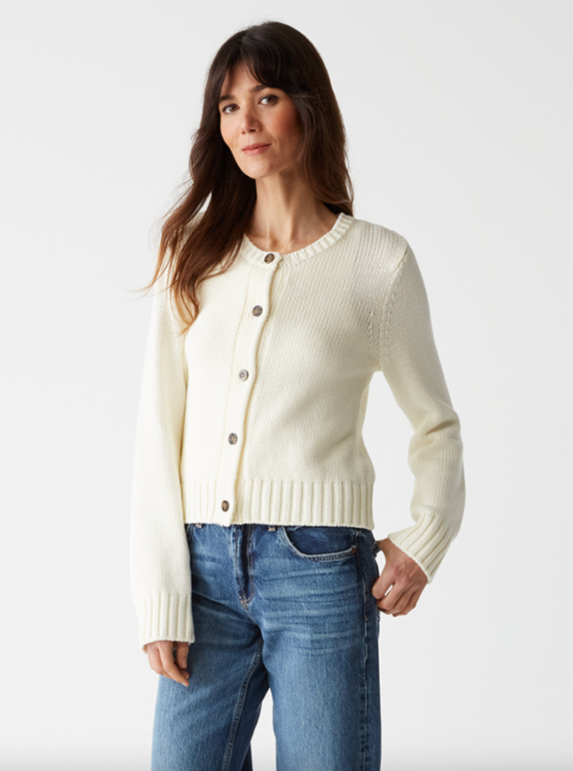 Willa Cardigan - Chalk by Michael Stars — alternate view